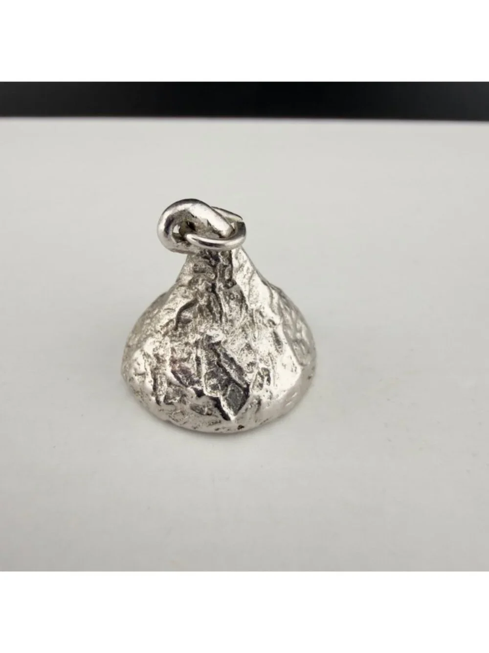 Vintage JCF Ferrara Sterling 925 Solid Chocolate Candy Kiss Charm Pendant 13g
